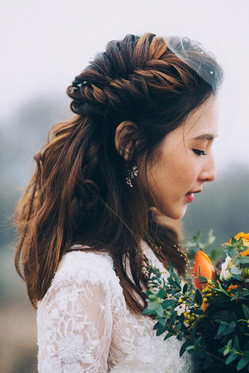 Beyond the Fog wedding shoot, courtesy of Wedfolks